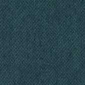 Turri fabric sample, deep teal woven textile, dense granular pattern with visible fibers and category label 769 f.