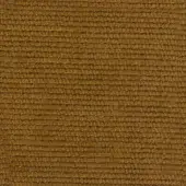 Corduroy fabric texture in muted mustard yellow, featuring consistent vertical ribs and a matte finish, labeled “turri > fabric cat. b > 777 c.”