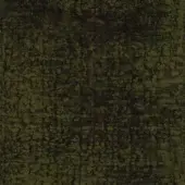 Dark olive green fabric sample with mottled, irregular texture; woven or distressed appearance, matte finish, against a dark gray background.