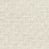 Fabric texture sample, creamy off-white, tightly woven with subtle irregular grid pattern, matte finish, natural fiber appearance.