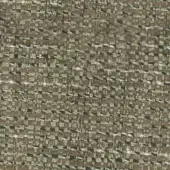 Woven fabric sample, muted brown with gray, beige, and olive threads, dense irregular texture, matte finish, labeled “turri > fabric cat. t > 760 d”.