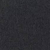 Dark gray woven fabric texture with vertical ribbing, matte finish, and a visible brand label reading “turri > fabric cat. t > 772 f”.