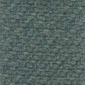 Woven fabric texture, teal-gray color, irregular nubby yarns with dense horizontal-vertical weave and heathered effect; label reads “turri > fabric cat. t > 776 a.”
