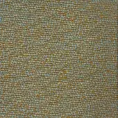 Woven fabric sample with mustard yellow and dusty blue grid pattern, displaying a dense texture and “turri > fabric cat. t > 779 a” label.