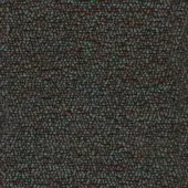 Teal fabric sample with irregular weave, rusty brown accents, and a nubby texture; text reads “turri > fabric cat. t > 779 l”.