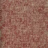 Red woven fabric sample with irregular texture, beige threads, and visible “turri > fabric cat. x > 753 f” text in lower left corner.