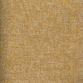 Mustard yellow fabric sample with gray threads, dense diagonal weave, matte finish, and “turri > fabric cat. x > 753 g” text detail.