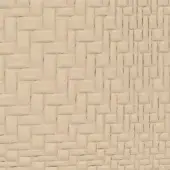 Woven leather texture, light beige, rectangular grid pattern with a raised matte finish suitable for upholstery or decorative panels.