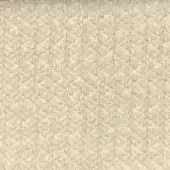Geometric pattern in light beige and off-white, featuring repeating stylized zigzags in a dense grid with a subtly textured surface.