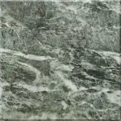 Dark green Guatemala marble texture with swirling white, cream, and pink veins, polished finish, dense granular pattern.