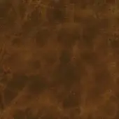 Brown textured surface with mottled pattern, glossy polyester finish, granular appearance, and diffused lighting; wood-like material.