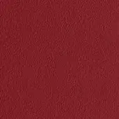 Red fabric swatch col.6143, dense granular woven texture, matte finish, consistent color with subtle tonal variations, diffused lighting.