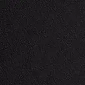 Black granular texture with a matte finish, displaying a dense, irregular pattern of small indentations across the entire surface.