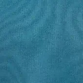 Moroso Getis fabric sample, teal peacock color, dense woven grid texture, matte finish, A9145-26 variant, upholstery textile.