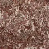 Moroso Nembro fabric sample, woven reddish-brown and beige textile, irregular dense weave with raised texture, col. Birch – q.