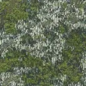 Moroso Nembro fabric, Grass (A7181-Q), displays a dense, mottled green pattern with off-white lines and a textured, looped weave.