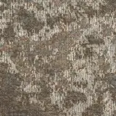 Moroso Nembro fabric sample, walnut color, displays a mottled neutral pattern with gray, brown, and beige tones and a coarse weave.