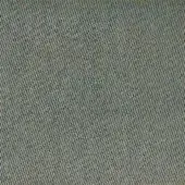 Stone grey fabric texture, diagonally ribbed weave, heathered effect, medium weight, with printed fabric identification text at the bottom edge.
