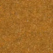 Orsetto Crumble fabric sample, golden-brown woven textile, with vertical off-white threads and a nubby, looped pile texture, Moroso A8858.