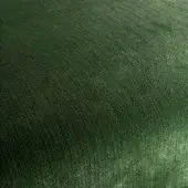 Forest green fabric texture with a short pile and heathered effect, displaying a directional weave and “moroso” label detail.