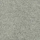 Moroso fabric texture sample, muted gray, granular surface with irregular particles and visible text “Claud 833.018 ice”.