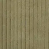 Olive-green corduroy fabric texture with narrow, vertical wales and a matte finish; medium weight natural fiber composition detailed closeup.