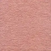 Mottled rose fabric swatch displaying a dense, granular texture with a matte finish and looped yarn construction, exhibiting subtle tonal variations.