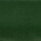 Emerald green velvet fabric sample with uniform pile texture, labeled “moroso london a7067 – london l069 emerald – y” in lower right.