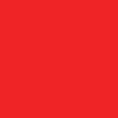 Solid red color field, matte finish, uniform traffic red ral 3020 hue, flat uninterrupted surface, even diffuse lighting, consistent saturation.