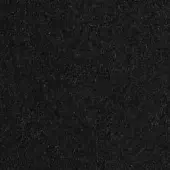 Metal texture sample, black with sanded finish, displays granular surface and subtle gray speckles; text overlay identifies material as “moroso”.