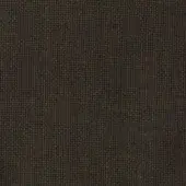 Dark brown textured fabric with a repeating grid pattern and heathered effect, displaying a dense, matte, nubby weave and label details.