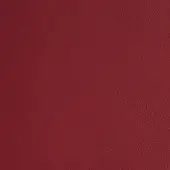 Red leather texture sample displaying a fine granular surface, consistent sheen, and uniform color; product code “bellavista > leather > p1.39” visible.