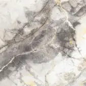 Invisible grey marble texture with cool grey tones, gold veins, and polished reflective surface displaying natural cracks and fissures.