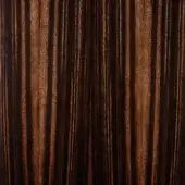 Bellavista ebonized wood veneer displaying a vertical grain pattern with dark brown and golden-brown bands, featuring a glossy, undulating figure.
