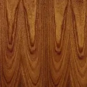 Rosewood wood texture displaying a repeating curvilinear grain pattern in warm brown tones, with honey and reddish variations.
