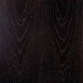 Stained oak wood texture, dark brown with matte finish, displaying vertical grain and rounded growth rings; Oak bellavista rm moka.