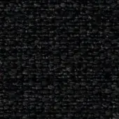 Black woven textile with a dense, knotted pattern and grid structure; utilitarian fabric with minimal light reflection.