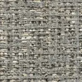 Elite 297 28 fabric sample, gray beige textile, tight woven irregular pattern with heathered nubby texture.