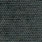 Dark gray woven fabric texture with horizontal ribbing and a granular surface, displaying matte finish and subtle shadowed depth.