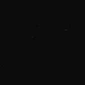 Black background with scattered white dots, creating a speckled texture and subtle depth through varying sizes and brightness levels.