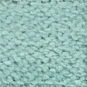 Pale turquoise granular texture, uniformly sized particles, matte finish, fabric sample with “swan > fabric (elite) > elite 305 27” text.
