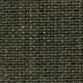 Dark olive green fabric with a dense, knotted texture and grid pattern; white label reads “swan > fabric (extra) > extra 754 21”.