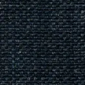 Dark blue fabric texture with a dense, nubby weave and matte finish, displaying consistent short fibers and subtle tonal variations.
