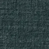 Dark teal woven fabric texture with a granular surface, vertical linear pattern, and heathered gray-blue flecks; matte finish, dense pile.