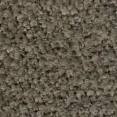 Looped pile fabric sample in gray-brown, featuring dense, rounded loops and subtle height variations for textured depth; label reads “swan > fabric…”