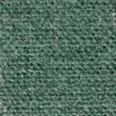 Dense teal woven fabric texture with granular appearance, speckled with light gray fibers, displaying a nubby surface and neutral background.