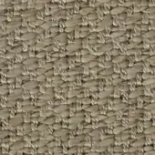 Woven fabric texture, beige and light gray tones, irregular pattern with thick and thin fibers, slightly rough surface, muted color variations.