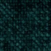 Teal textile surface with dense, irregular rounded shapes and a mottled granular texture; studio lighting, identified as swan extra 836 fabric.