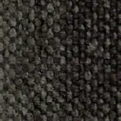 Looped pile fabric texture in charcoal gray, olive green, and plum with a matte, nubby surface and compact weave; label reads “extra 836”.