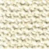 Off-white woven texture comprised of small, rounded forms; subtle shading creates depth in a soft, diffused, tactile surface; “swan > fabric > extra 838”.